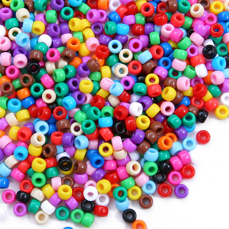 100pcs 6x9mm Large Hole Plasti - Jewelry Making For 5 Year Old review and price