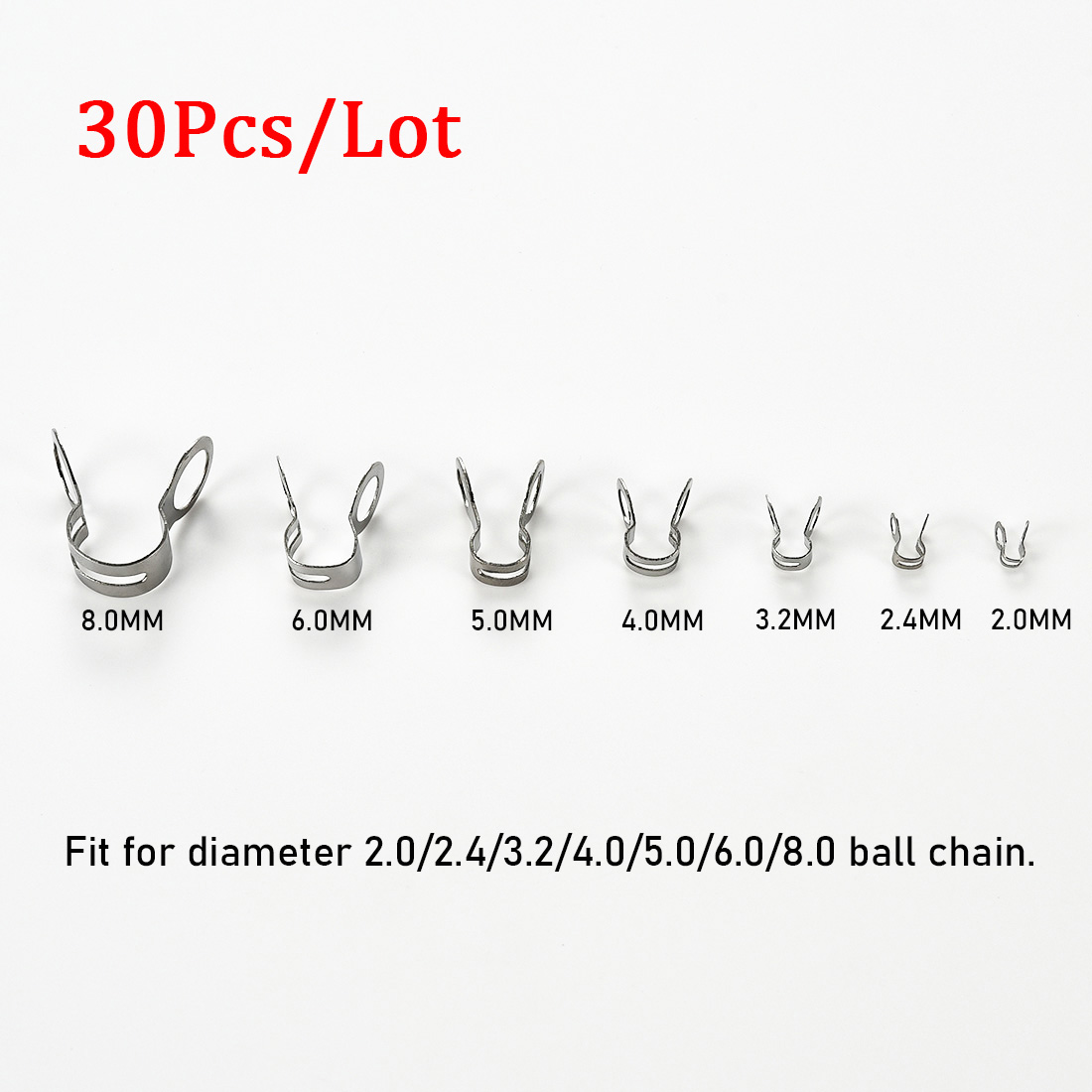 30Pcs Stainless Steel Ball Cha - Jewelry Making Hardware review and price