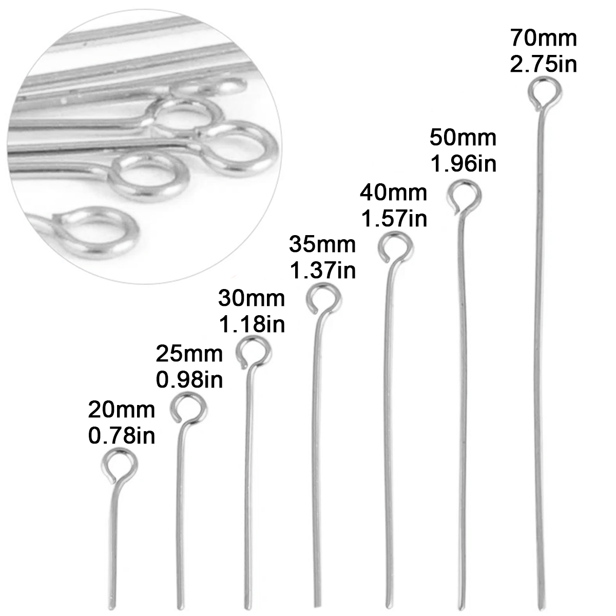 100Pcs/Lot Stainless Steel Eye - Jewelry Making Jig review and price