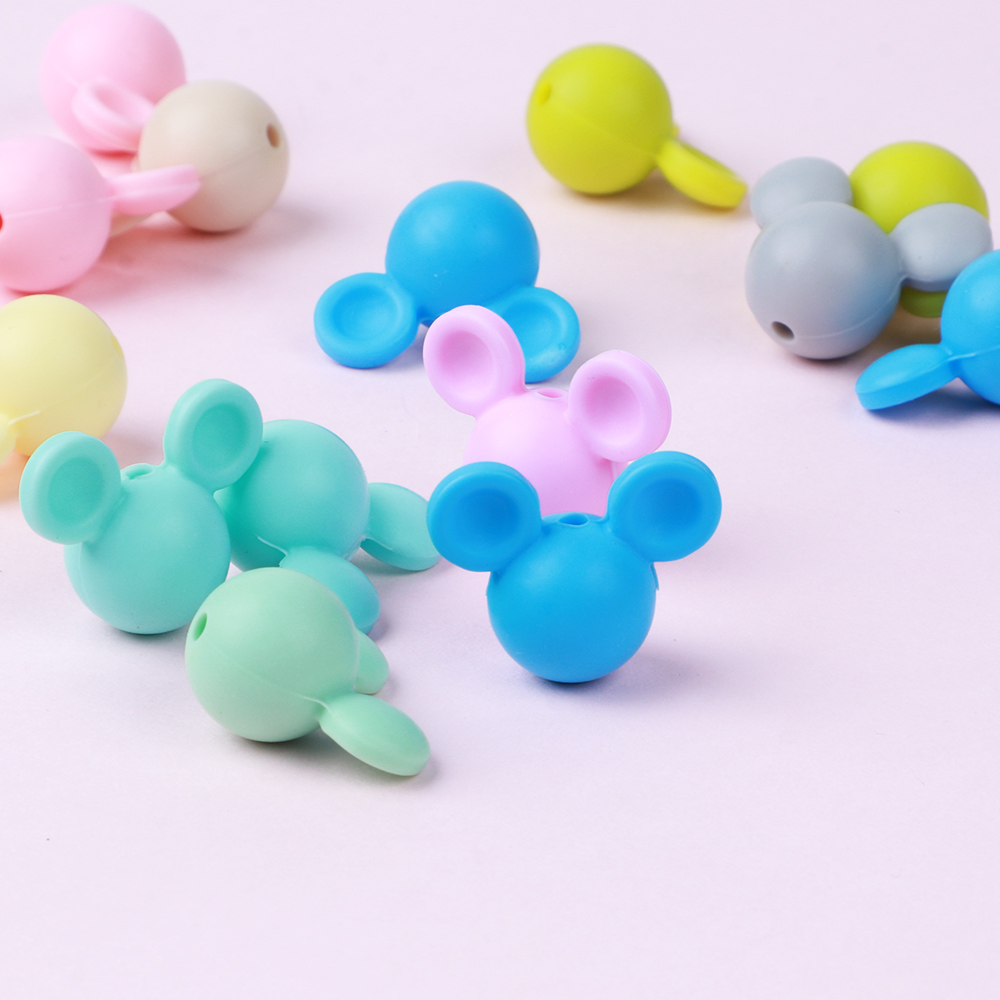 10pcs Silicone Beads Mouse Hea - Jewelry Making Jig review and price