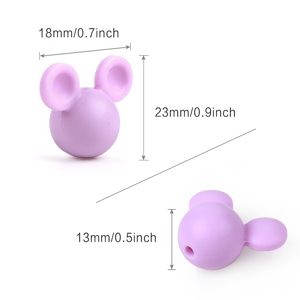 10pcs Silicone Beads Mouse Hea - Jewelry Making Jig review and price