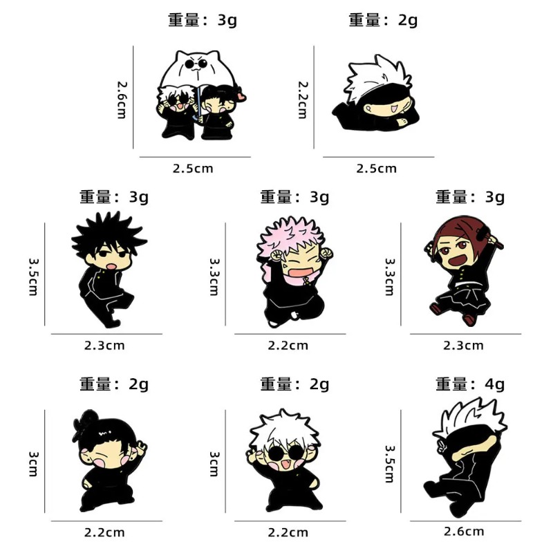 8pcs Anime Itadori Yuji Enamel - Jewelry Making Kits review and price
