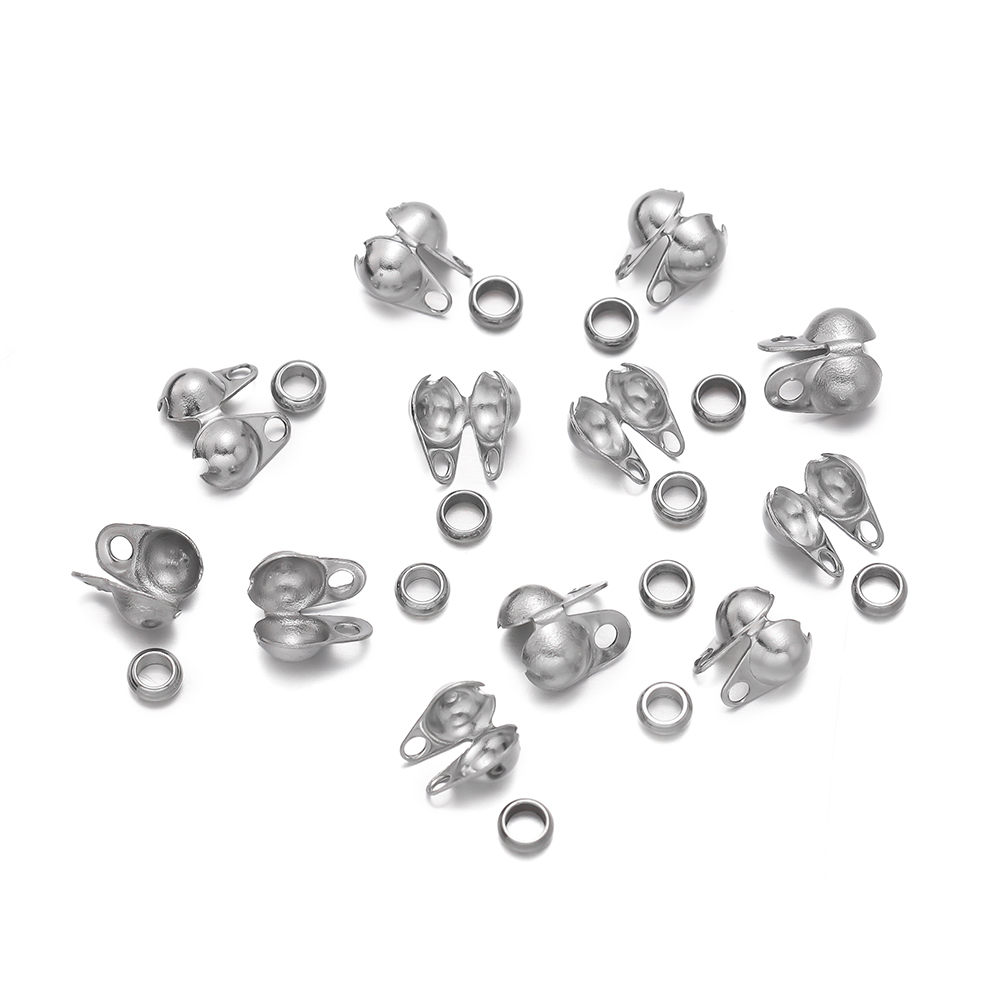 1Set Stainless Steel Crimp Bea - Jewelry Making Earring Supplies review and price