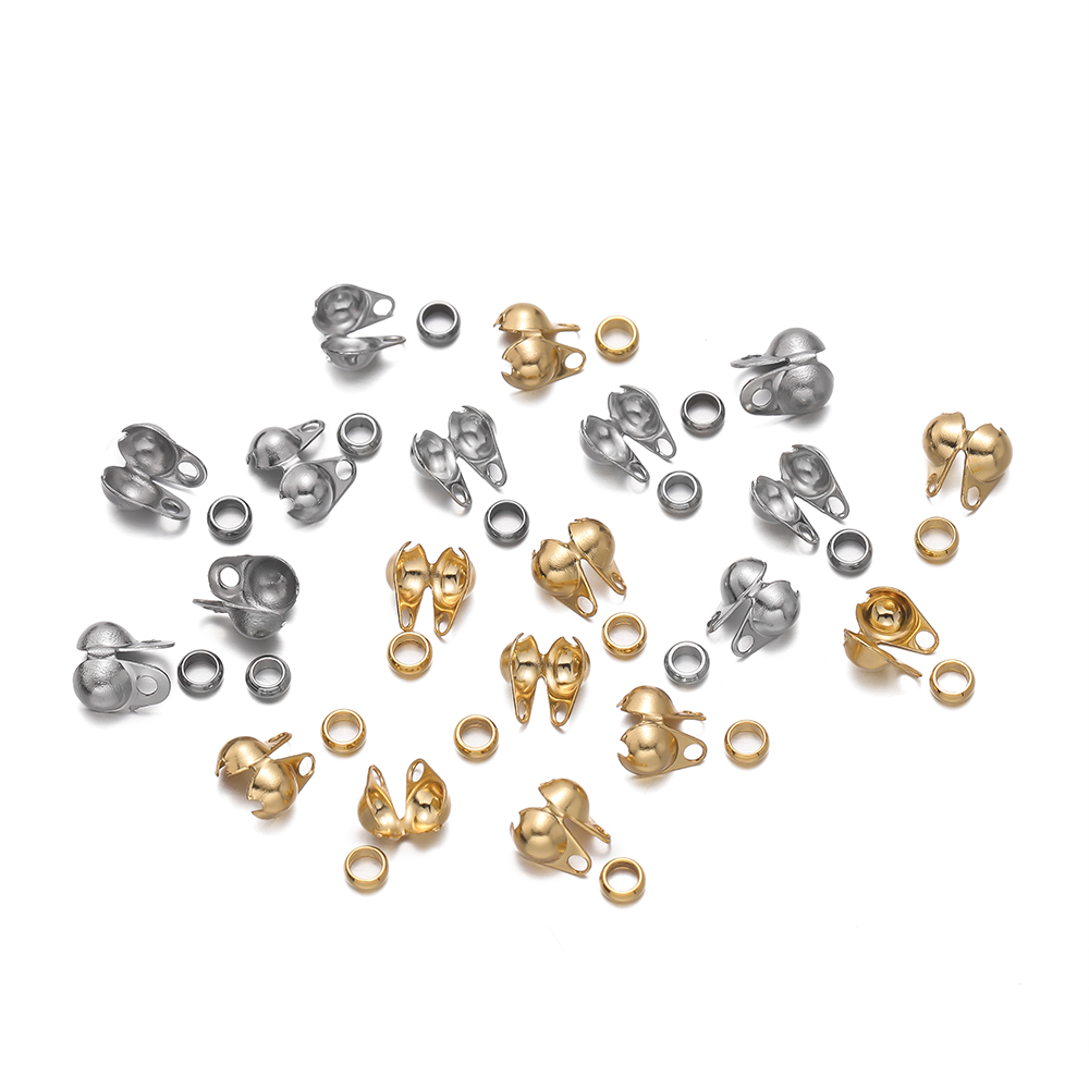 1Set Stainless Steel Crimp Bea - Jewelry Making Earring Supplies review and price