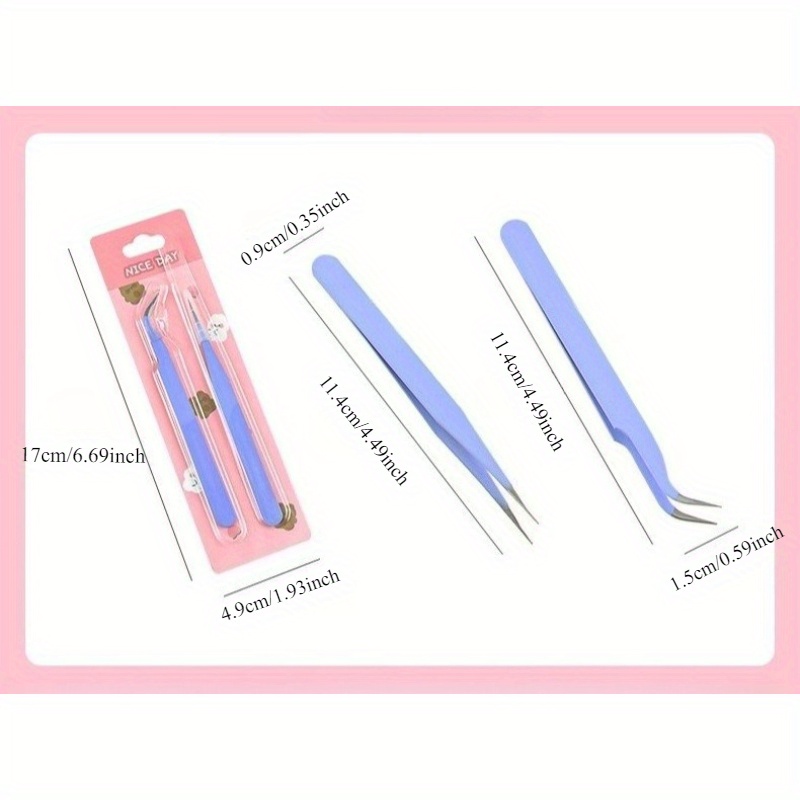 6pcs Tweezers Set - Angle and  - Jewelry Making Techniques review and price