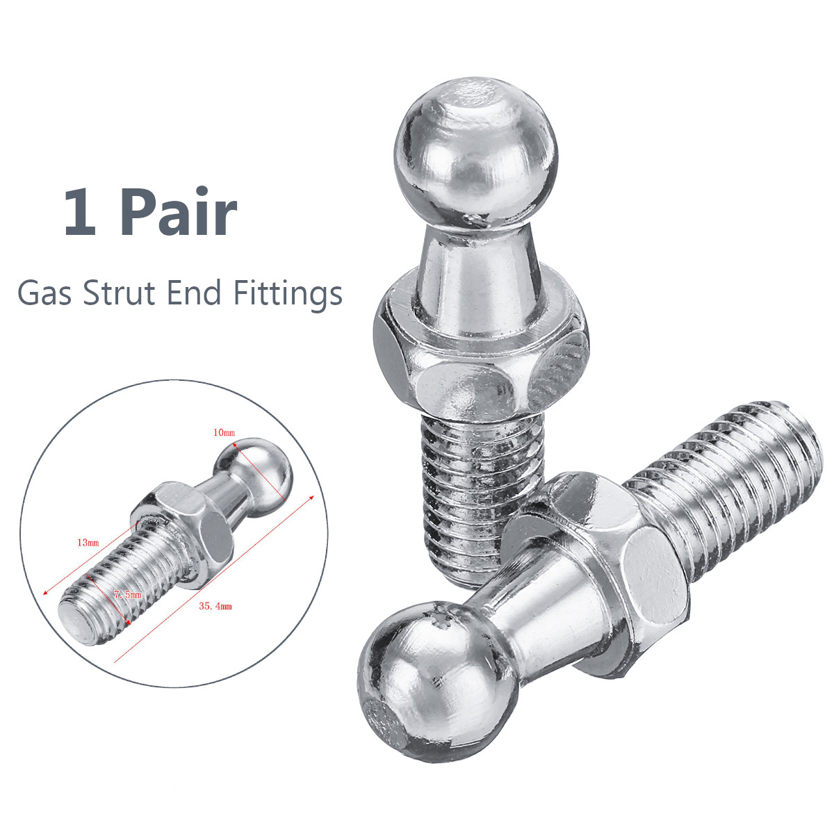 10mm M8 Boot Bonnet Gas Strut  - Eyepin Ball End review and price
