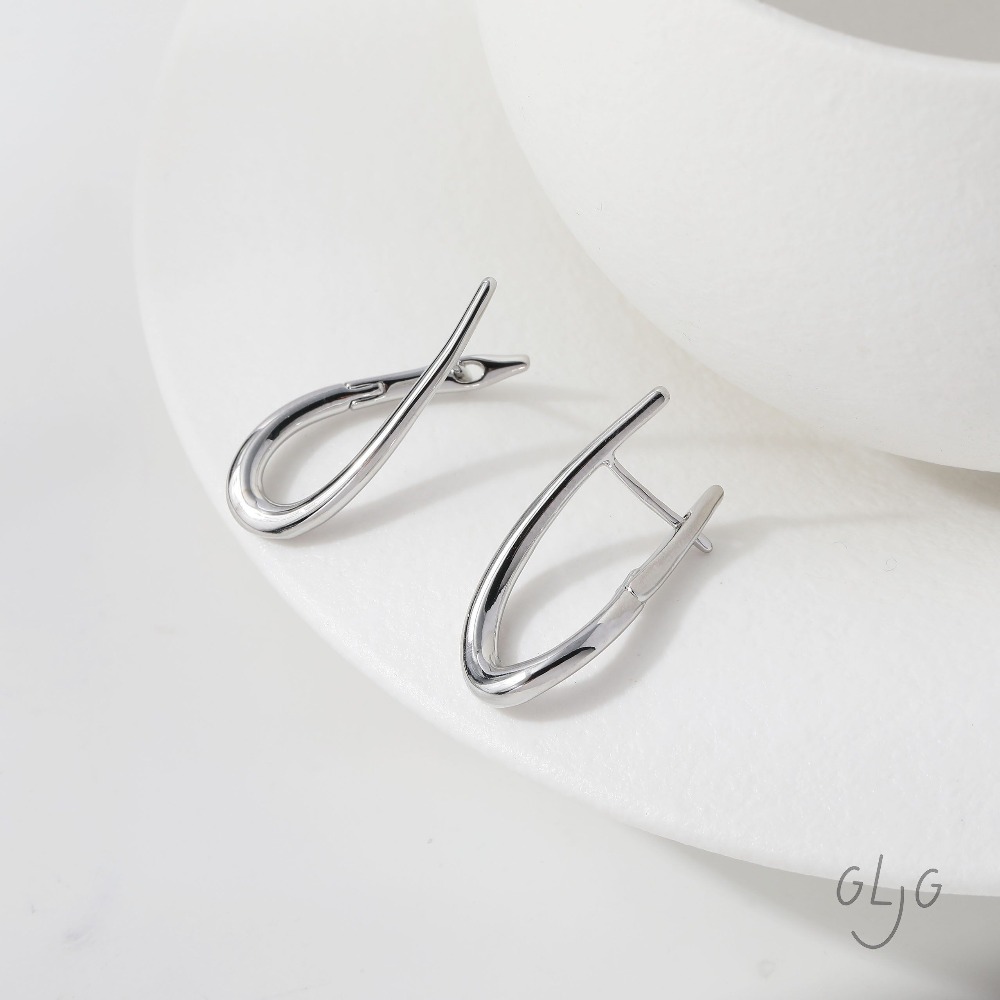 4PCS Twisted Shape Ear Studs D - Jewelry Making Earring Supplies review and price