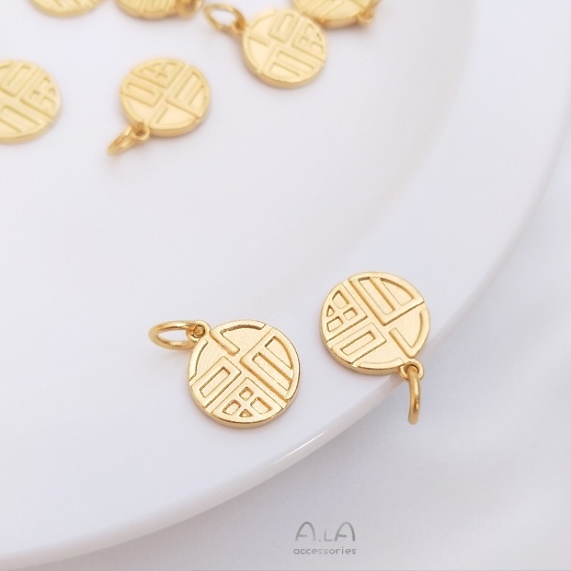 Vietnam Sand Gold Fu Character - Jewelry Making Vietnam review and price