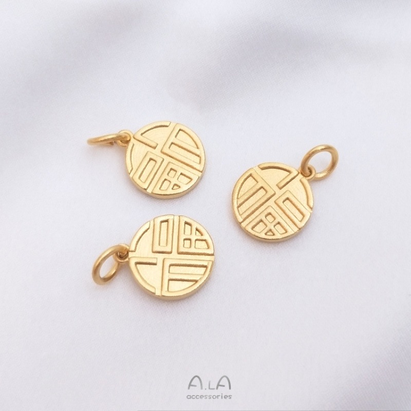 Vietnam Sand Gold Fu Character - Jewelry Making Vietnam review and price