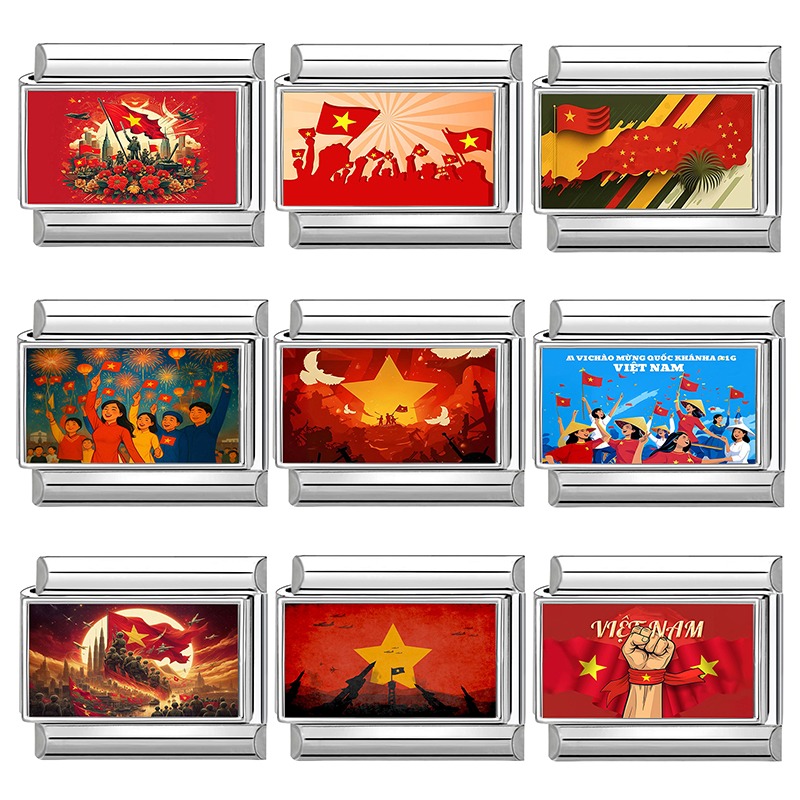 National Day of Vietnam Colorf - Jewelry Making Vietnam review and price