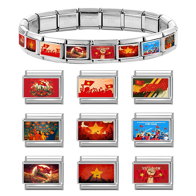National Day of Vietnam Colorf - Jewelry Making Vietnam review and price
