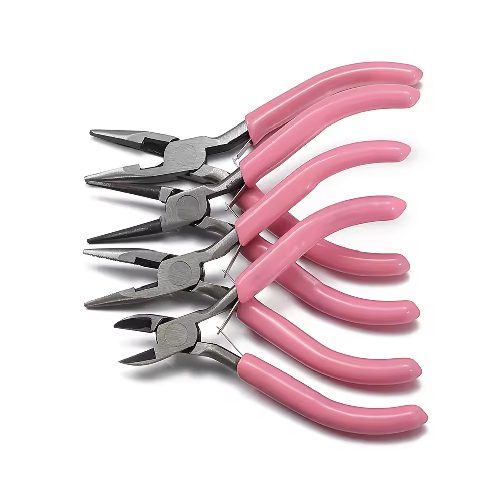 Pink Color Splicing And Fixing - Jewelry Plier Set review and price