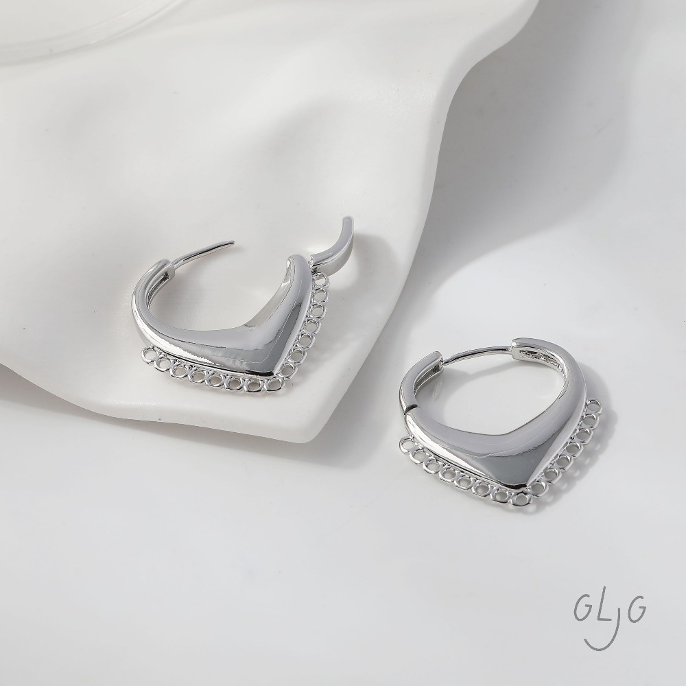 4PCS Dainty Heart Ear Studs Di - Jewelry Making Earring Supplies review and price