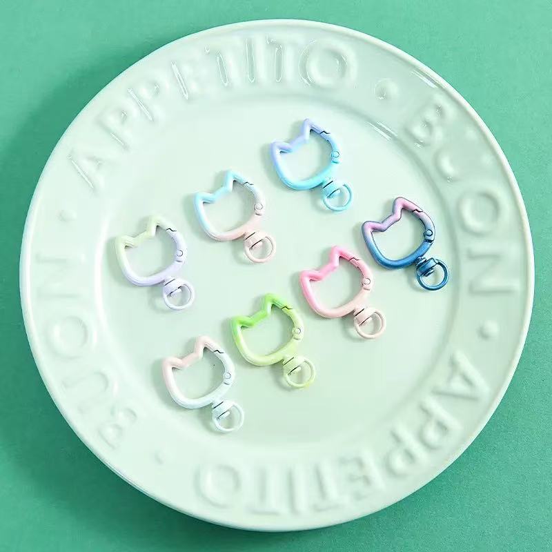 5-10PCS Gradient Cute Cat Clas - Jewelry Making Ideas review and price